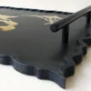 Serving Tray in Black and Gold