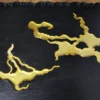 Serving Tray in Black and Gold
