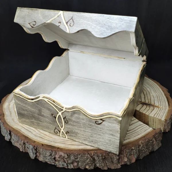 Elven Style Decorative Wooden Box