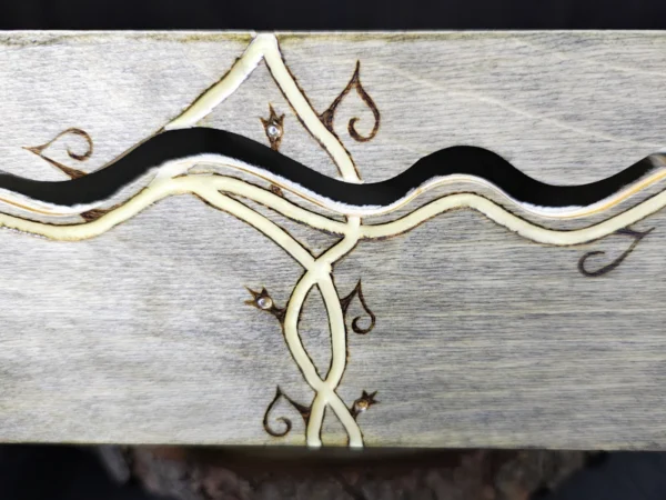 Elven Style Decorative Wooden Box