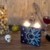 Gothic Candle Holders with Hidden Storage