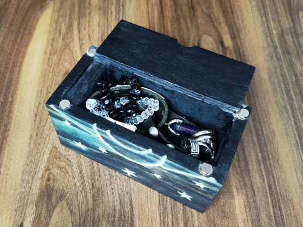 Gothic Candle Holders with Hidden Storage