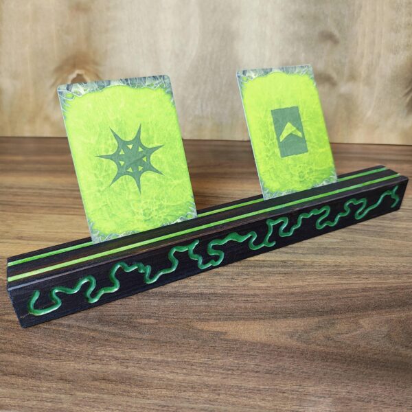 playing-card-stands-epoxy-decor_10 Playing Card Stands with Epoxy Inlays, Dark Wood