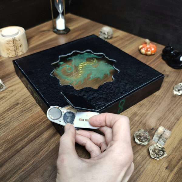 Glowing Dragon LED Dice Tray