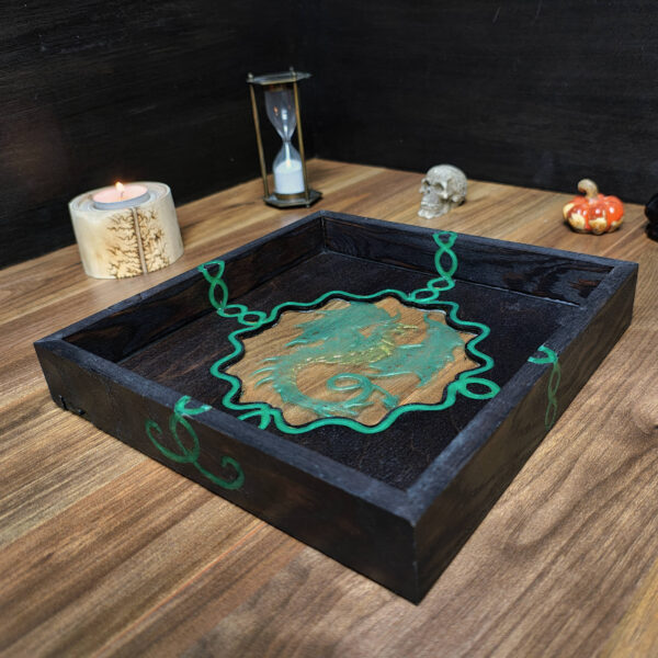 Glowing Dragon LED Dice Tray