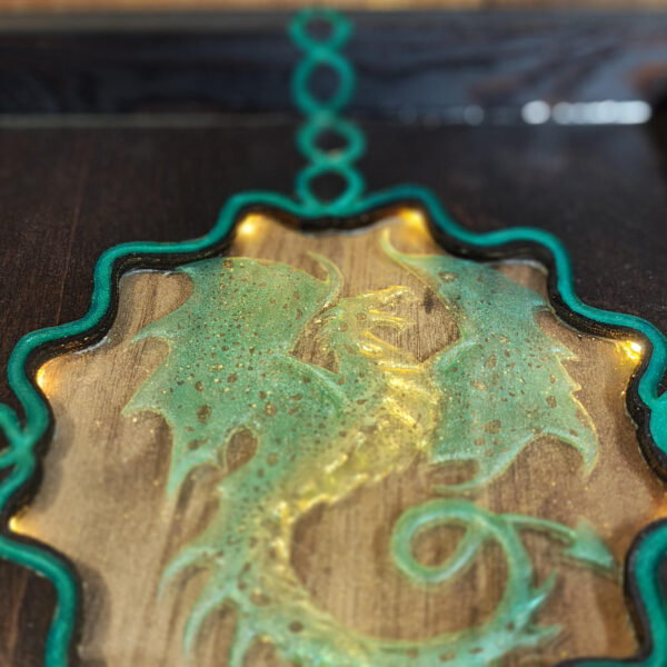 Glowing Dragon LED Dice Tray