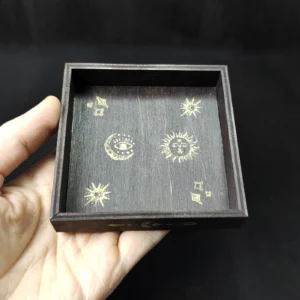 Mini Wooden Rolling Dice Trays