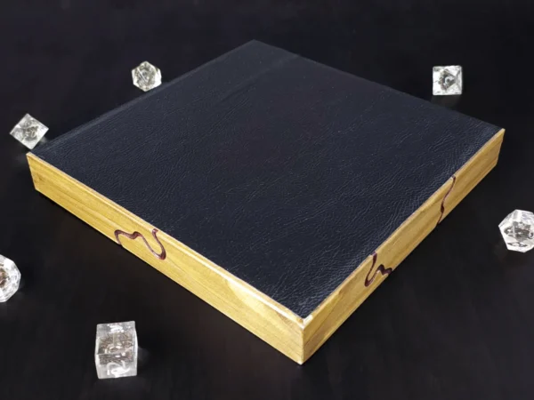 Dice Tray With Sun and Moon Celestial Motif