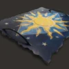 Celestial Serving Tray with Sun and Stars