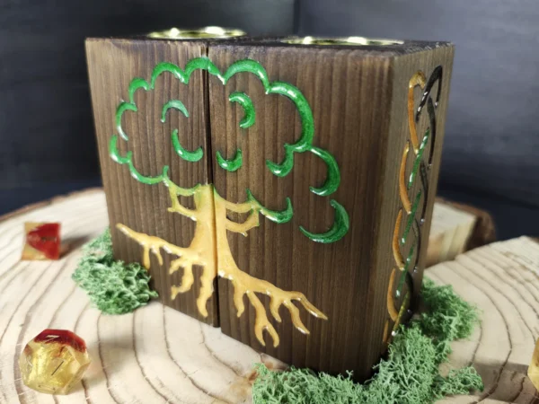 Tree of Life Candle Holders with Hidden Storage