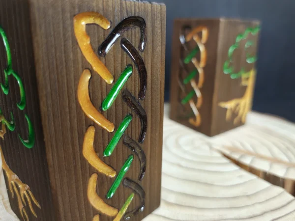 Tree of Life Candle Holders with Hidden Storage
