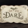 Halloween Serving Tray "Sip if U Dare"