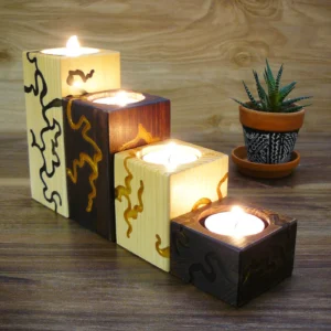 Set of Cozy Tealight Holders