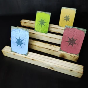 Card_Stands_Pine_Basic_With_Cards Playing Card Stands, Light Wood