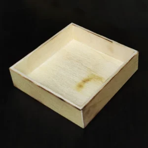 Token_Holder_Pine_Basic_Closeup Square Wooden Token Holders - Light Wood